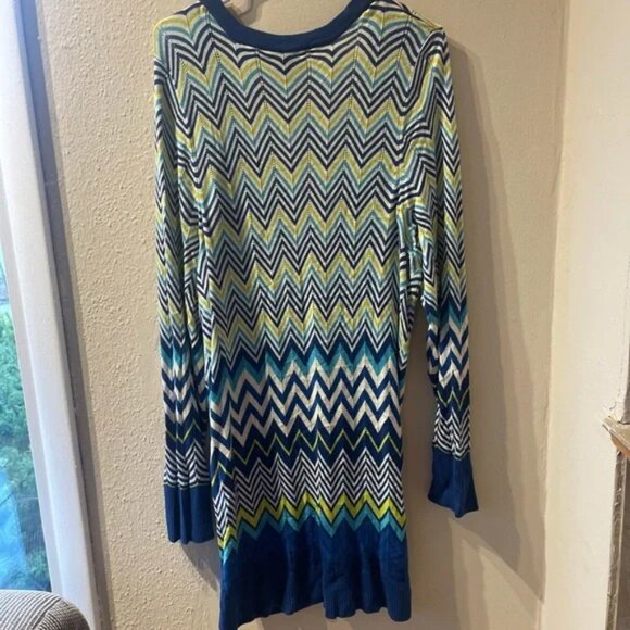 Lane Bryant Chevron Cardigan Sweater Size 22/24 - Picture 3 of 8